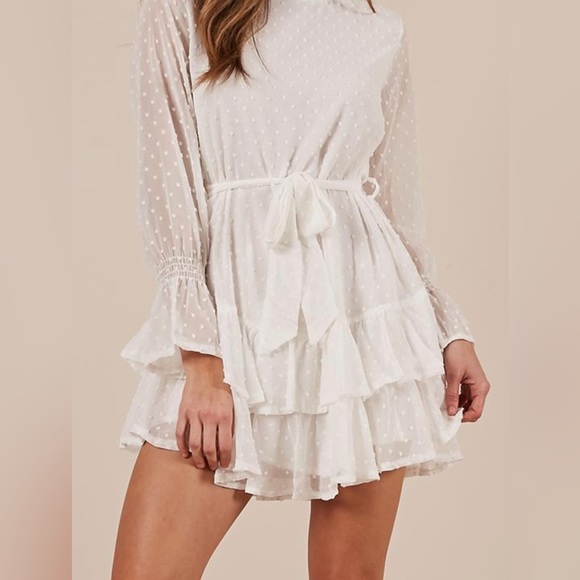 COULD YOU TELL DRESS IN WHITE - Picture 2 of 11